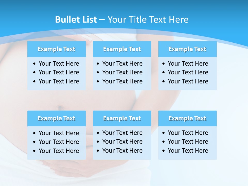 Parenthood Childbearing Woman PowerPoint Template