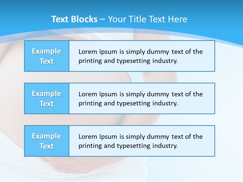 Parenthood Childbearing Woman PowerPoint Template