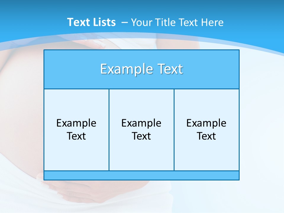 Parenthood Childbearing Woman PowerPoint Template