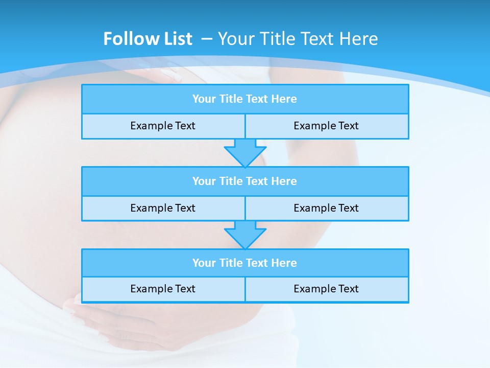 Parenthood Childbearing Woman PowerPoint Template