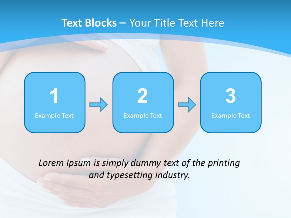 Parenthood Childbearing Woman PowerPoint Template