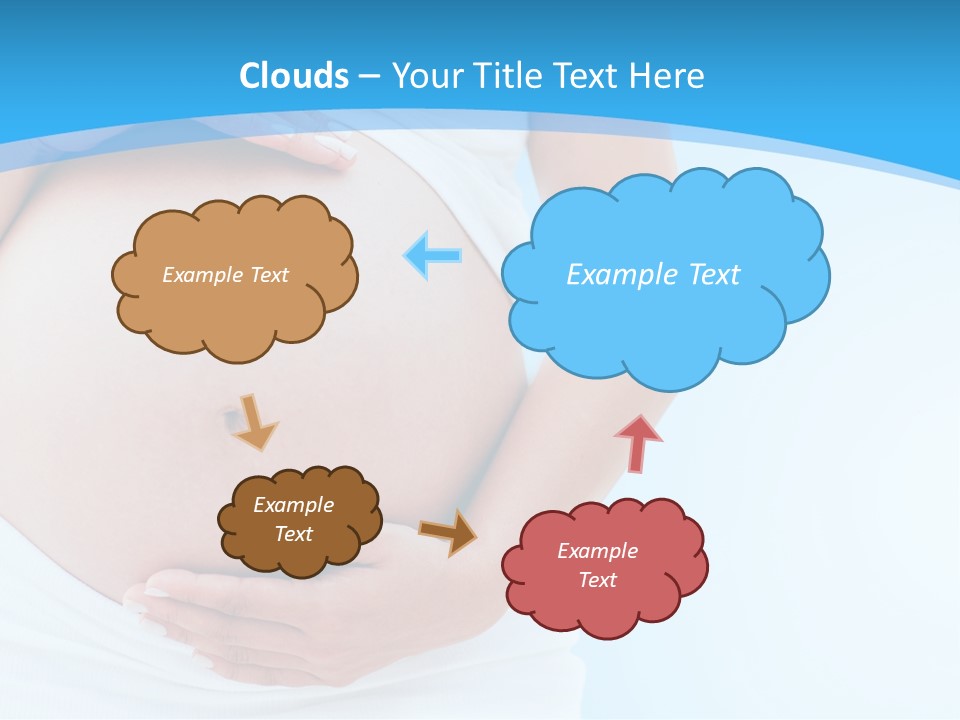 Parenthood Childbearing Woman PowerPoint Template