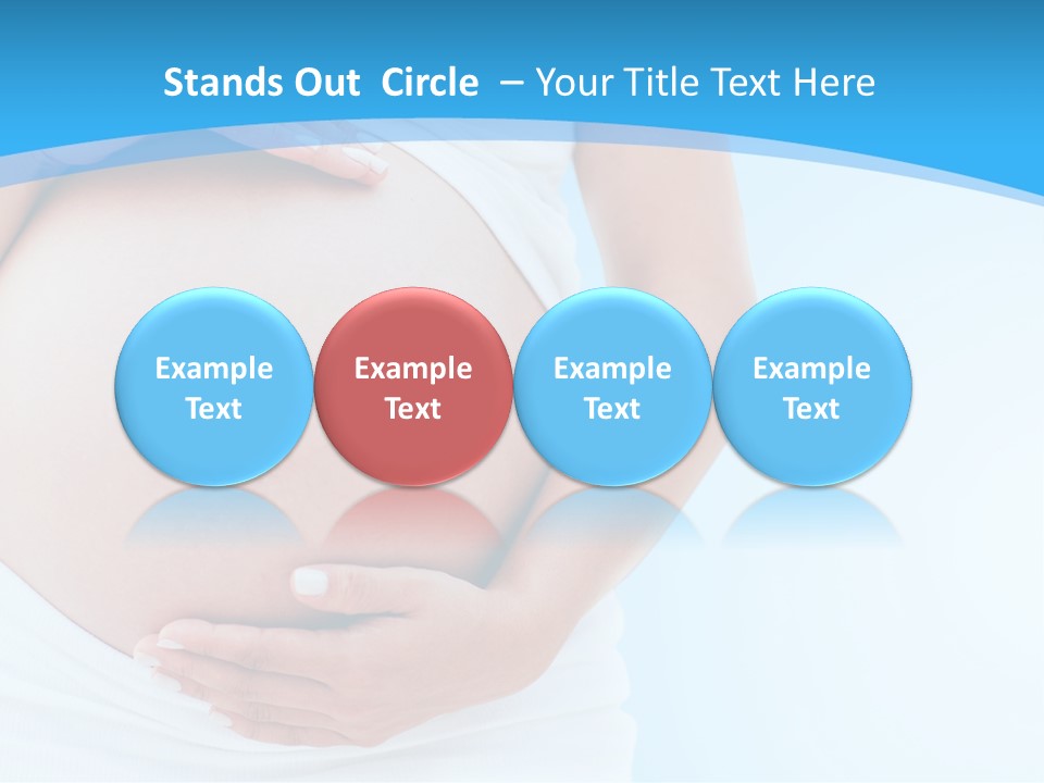 Parenthood Childbearing Woman PowerPoint Template