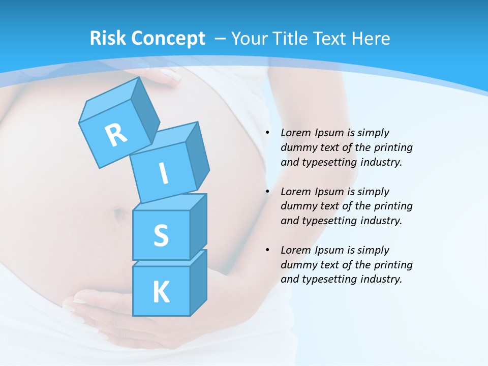 Parenthood Childbearing Woman PowerPoint Template
