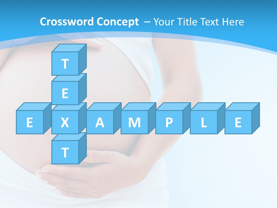 Parenthood Childbearing Woman PowerPoint Template