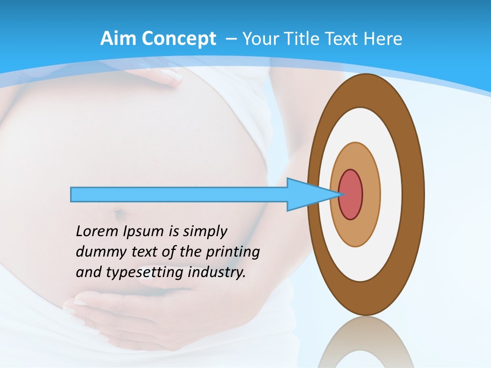 Parenthood Childbearing Woman PowerPoint Template