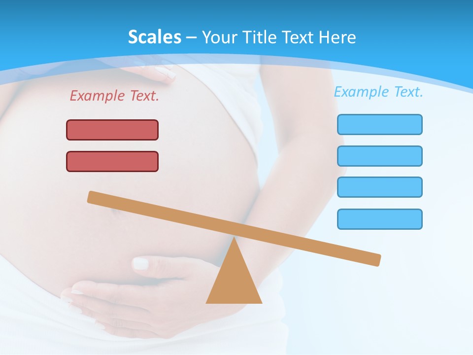 Parenthood Childbearing Woman PowerPoint Template