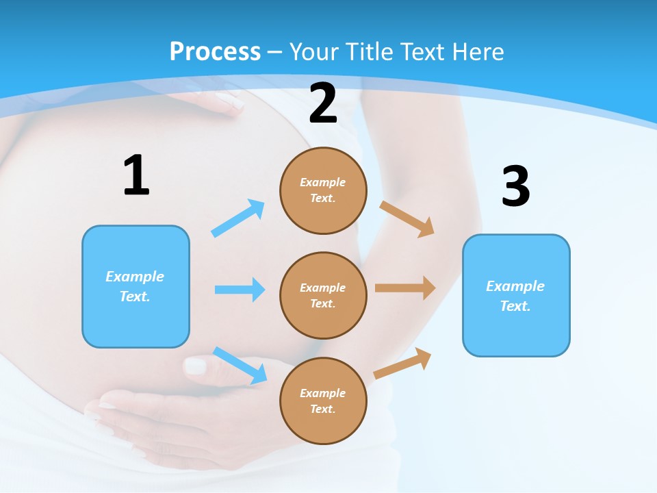 Parenthood Childbearing Woman PowerPoint Template
