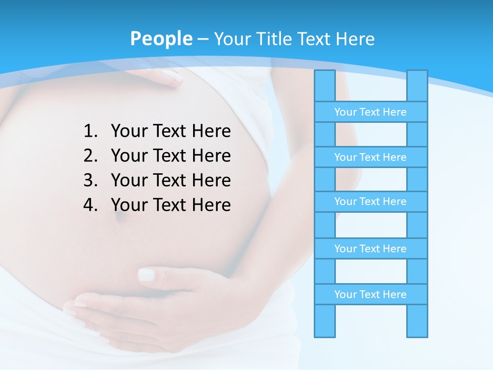 Parenthood Childbearing Woman PowerPoint Template