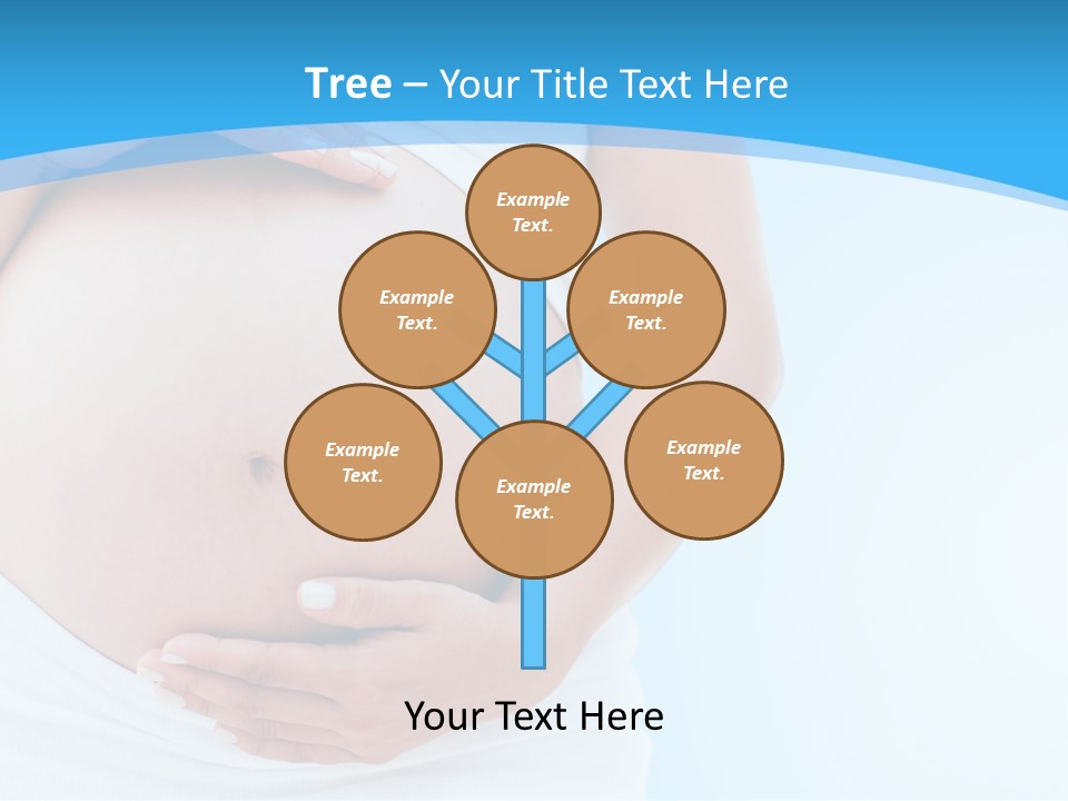 Parenthood Childbearing Woman PowerPoint Template