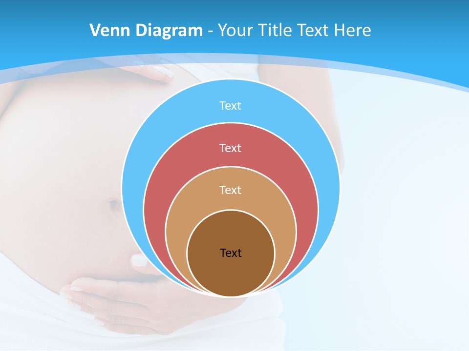 Parenthood Childbearing Woman PowerPoint Template