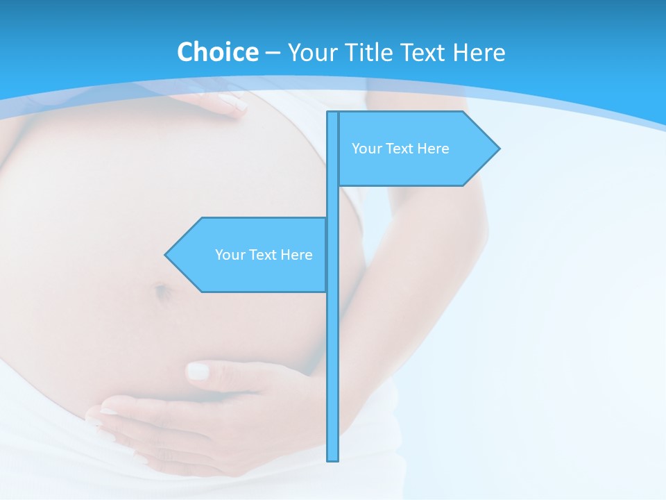 Parenthood Childbearing Woman PowerPoint Template