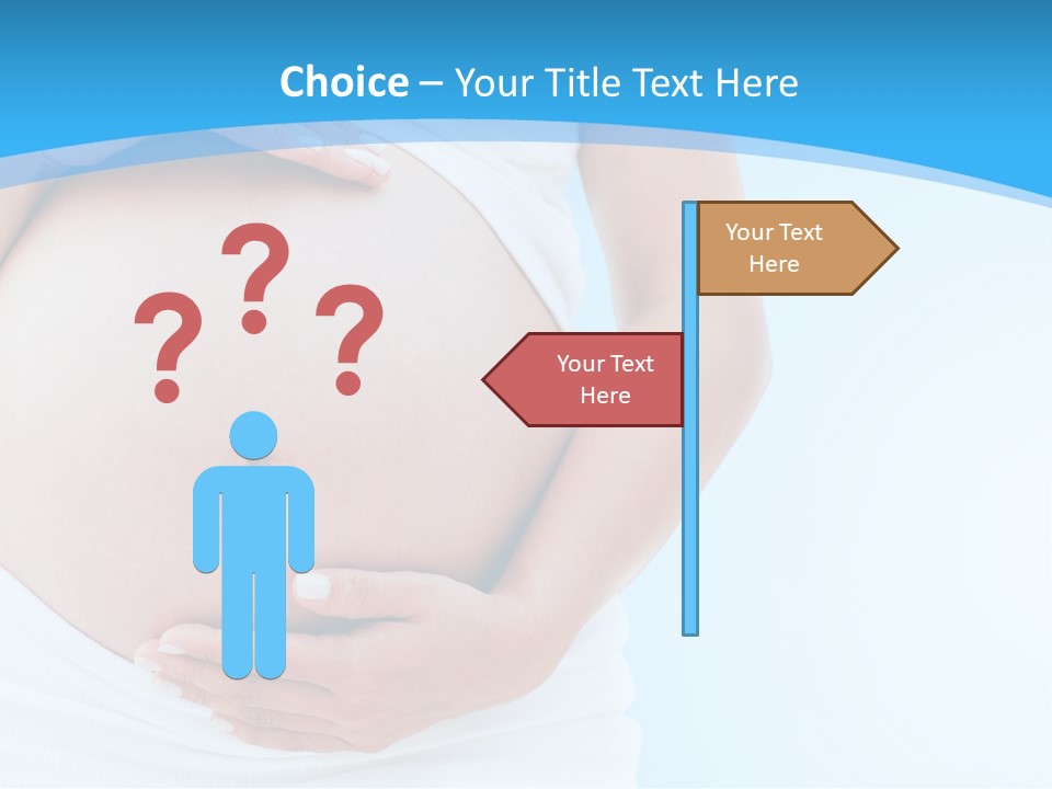 Parenthood Childbearing Woman PowerPoint Template