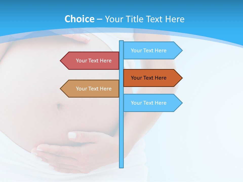 Parenthood Childbearing Woman PowerPoint Template