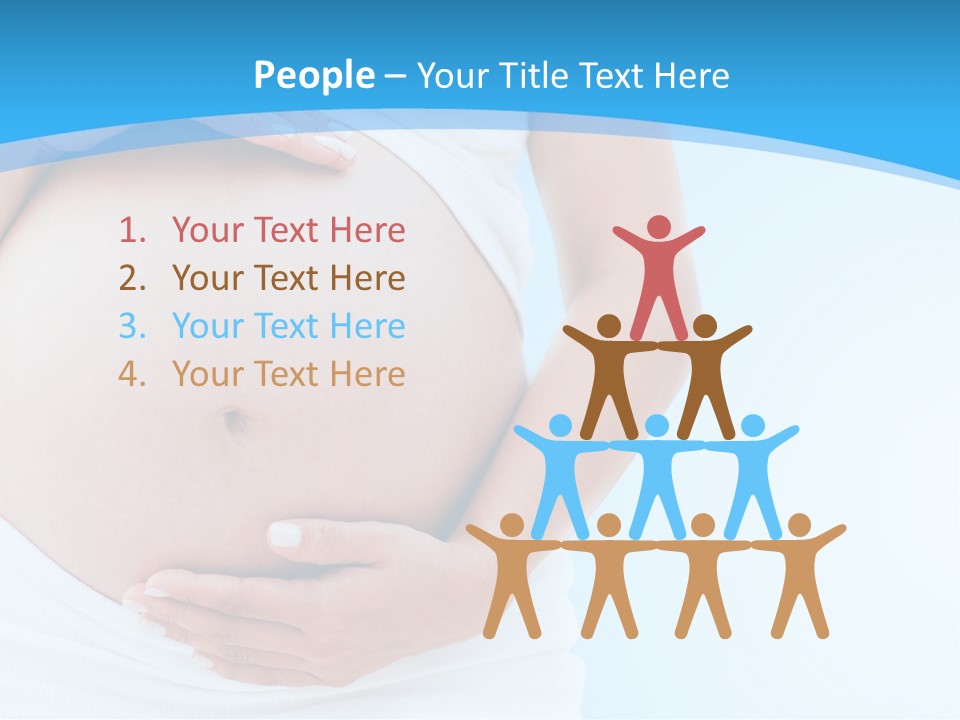 Parenthood Childbearing Woman PowerPoint Template