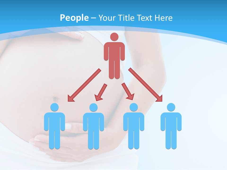 Parenthood Childbearing Woman PowerPoint Template