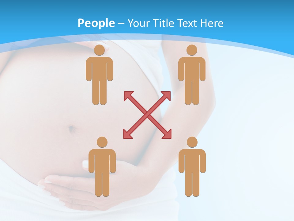 Parenthood Childbearing Woman PowerPoint Template