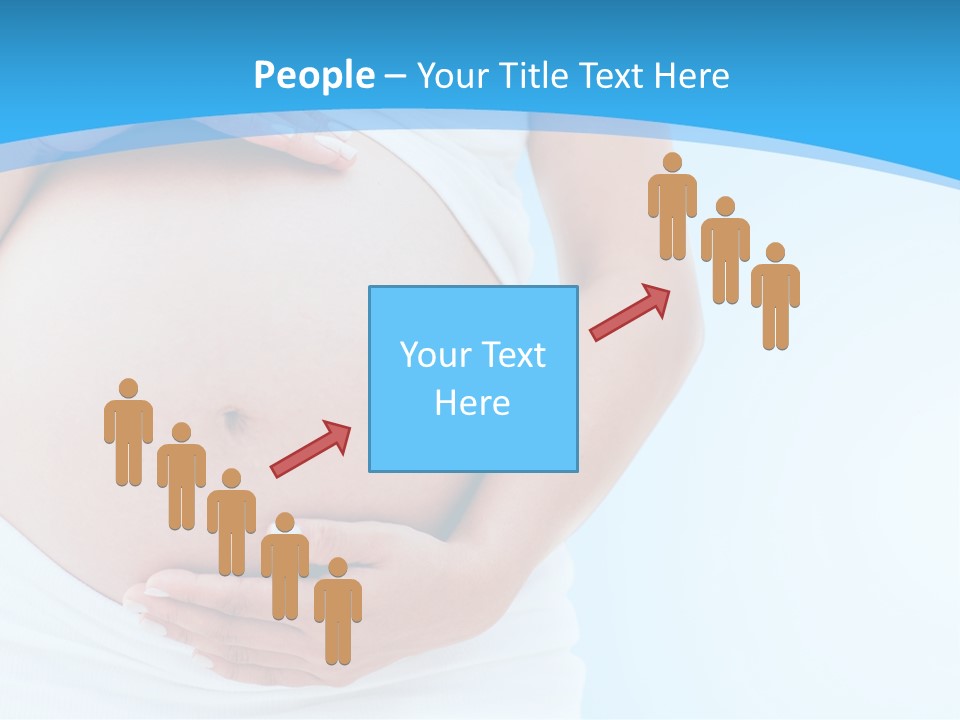 Parenthood Childbearing Woman PowerPoint Template