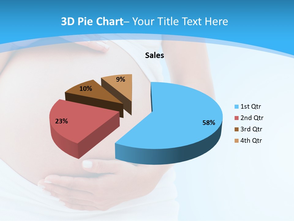 Parenthood Childbearing Woman PowerPoint Template