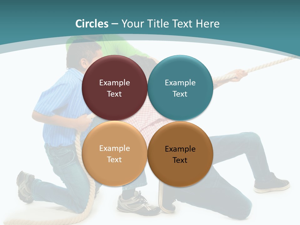 Friendship Black Play PowerPoint Template