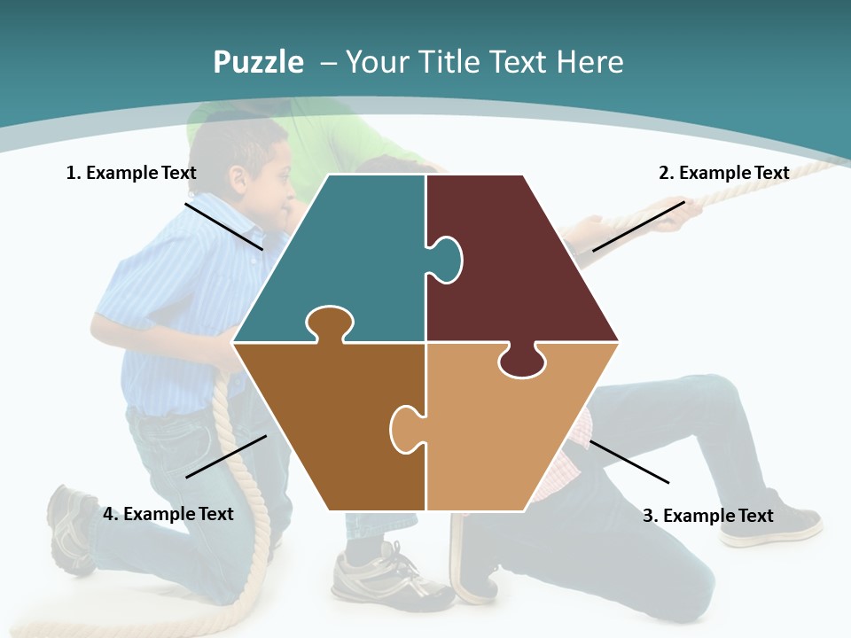 Friendship Black Play PowerPoint Template