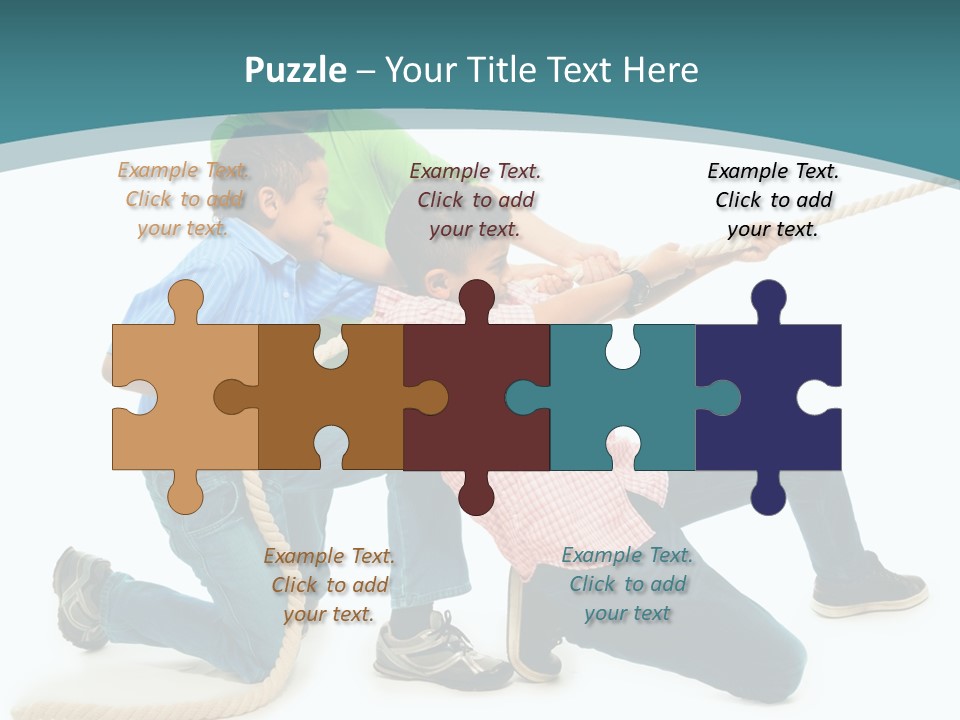 Friendship Black Play PowerPoint Template