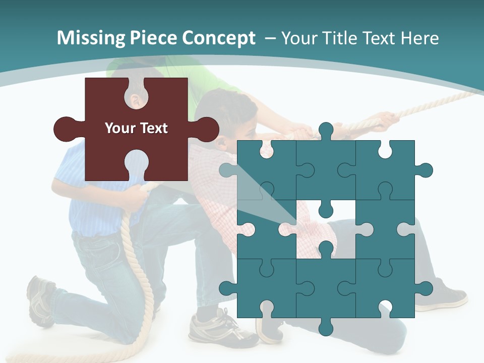 Friendship Black Play PowerPoint Template