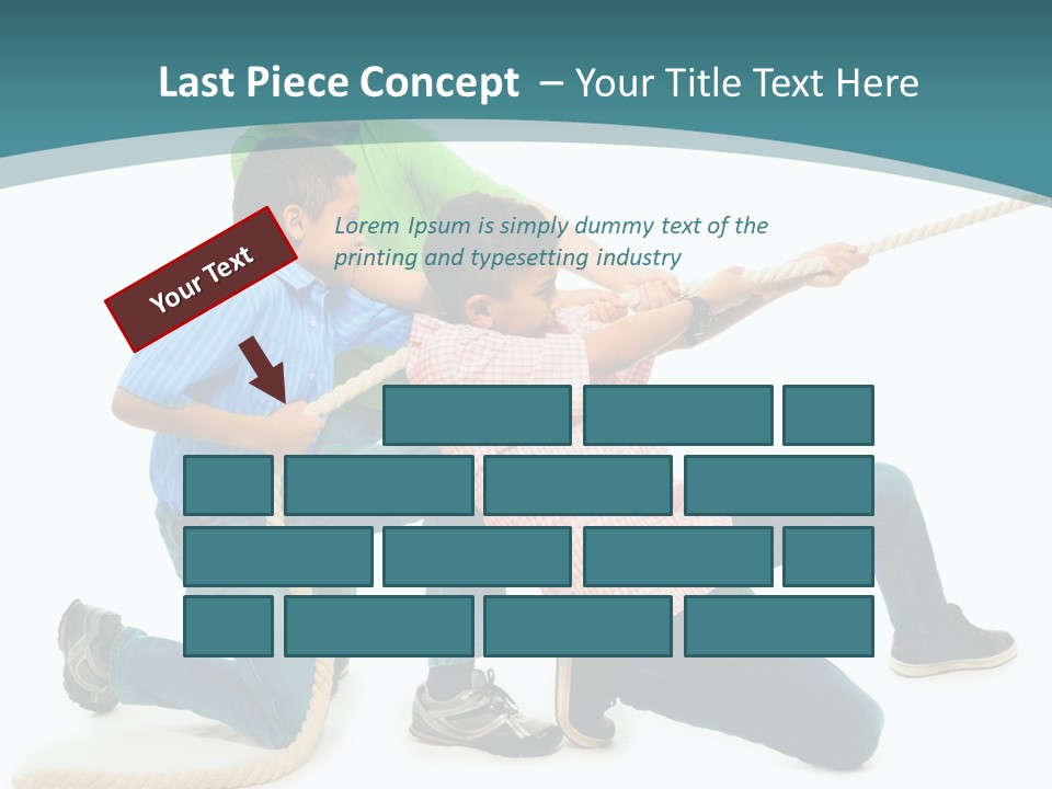 Friendship Black Play PowerPoint Template