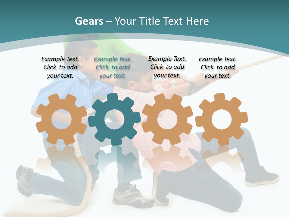 Friendship Black Play PowerPoint Template