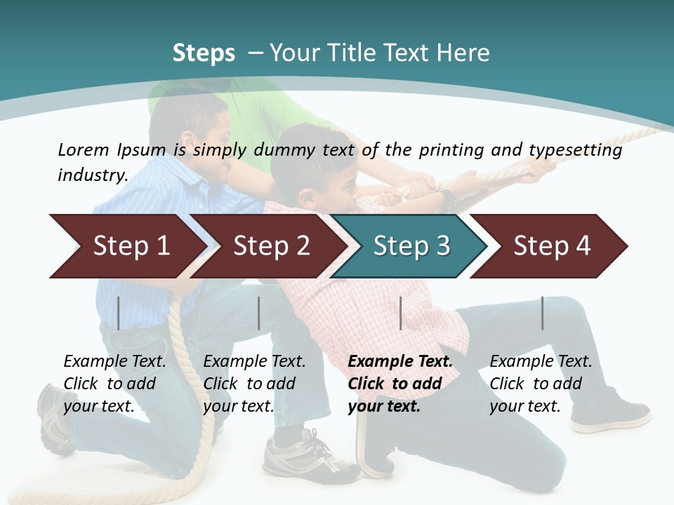 Friendship Black Play PowerPoint Template