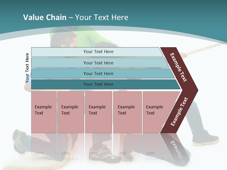 Friendship Black Play PowerPoint Template