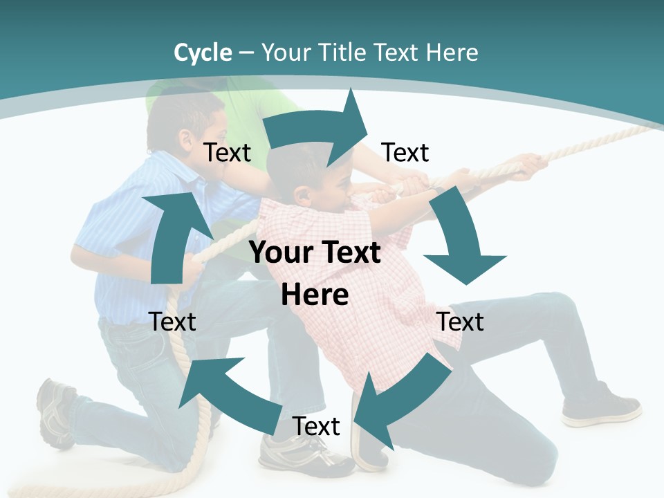 Friendship Black Play PowerPoint Template