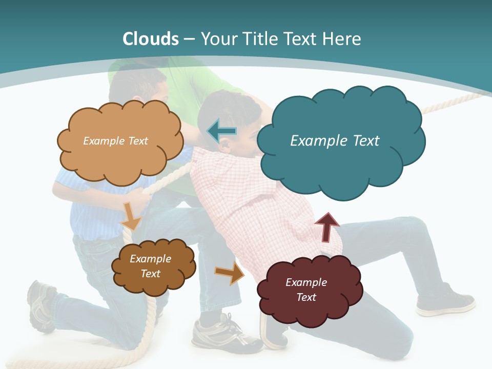 Friendship Black Play PowerPoint Template