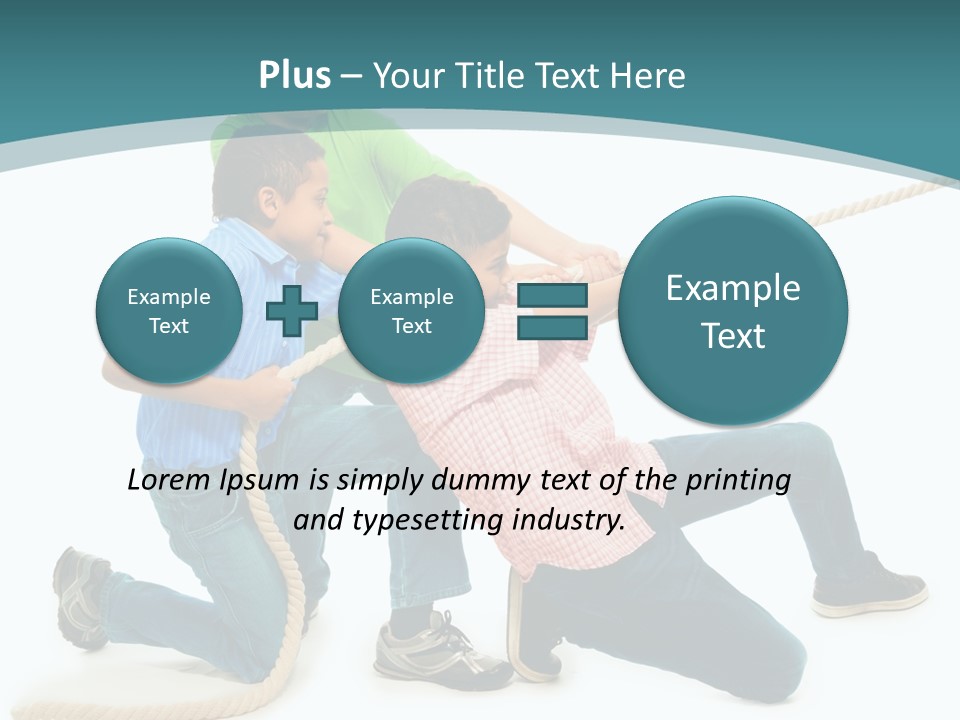 Friendship Black Play PowerPoint Template