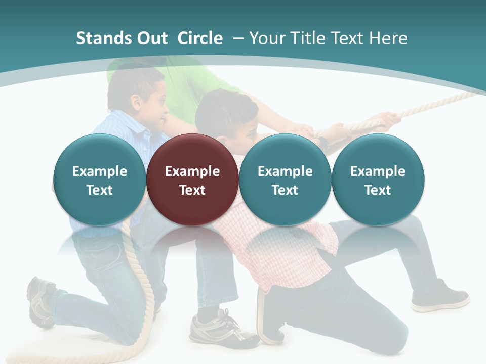 Friendship Black Play PowerPoint Template