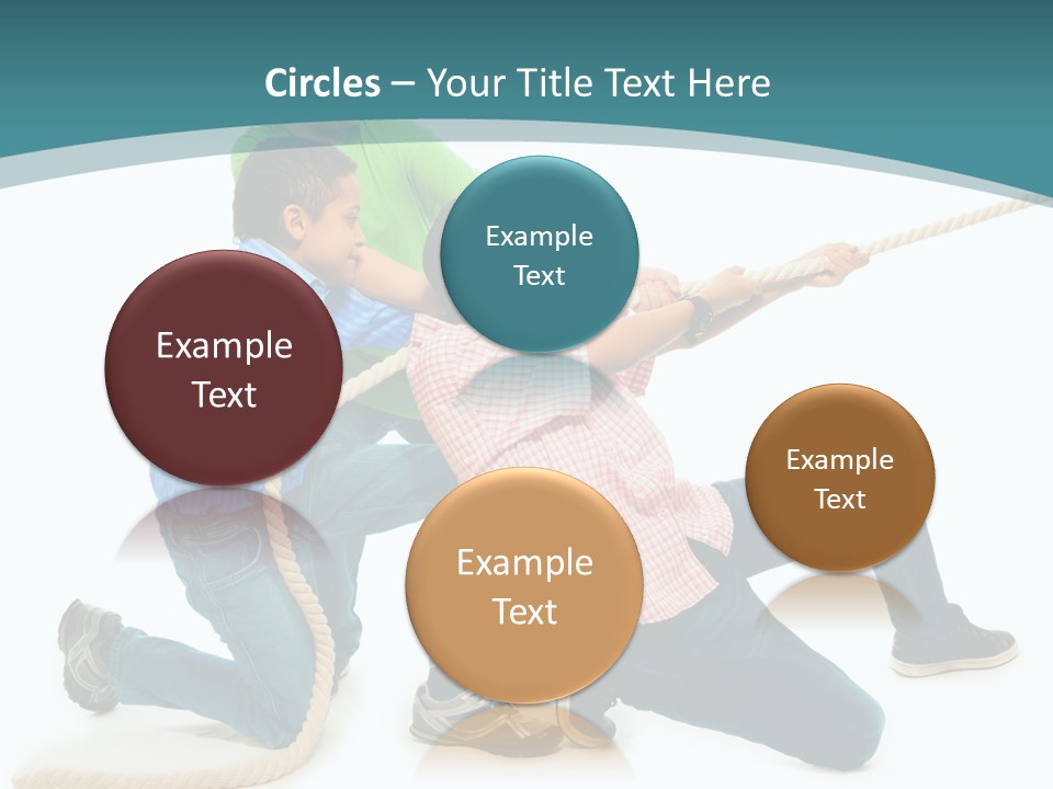 Friendship Black Play PowerPoint Template