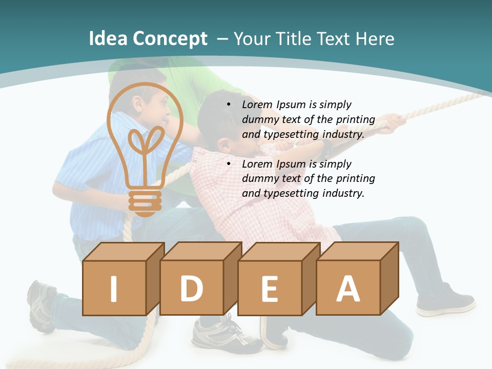 Friendship Black Play PowerPoint Template