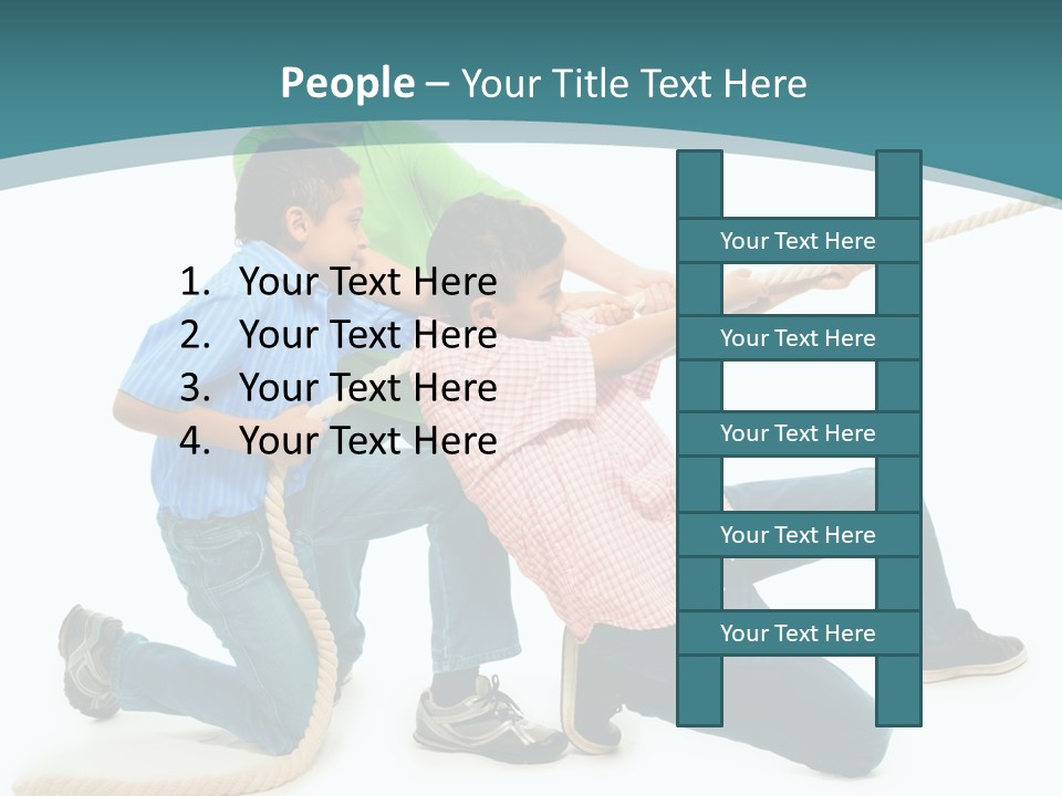 Friendship Black Play PowerPoint Template