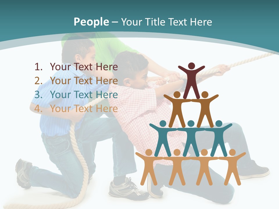 Friendship Black Play PowerPoint Template