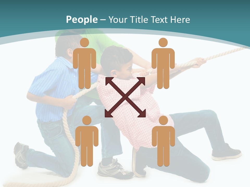 Friendship Black Play PowerPoint Template