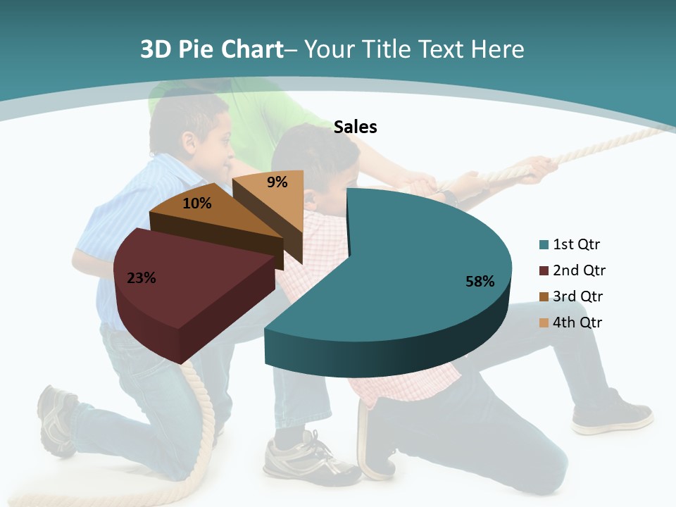 Friendship Black Play PowerPoint Template