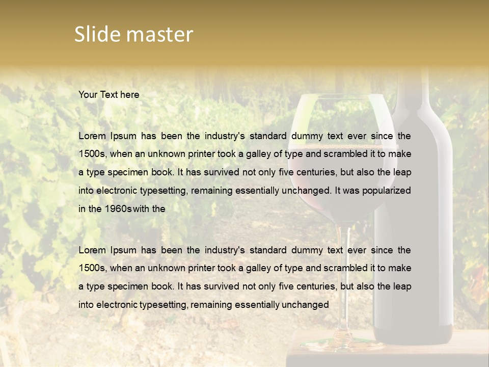 Glass Road Agriculture PowerPoint Template