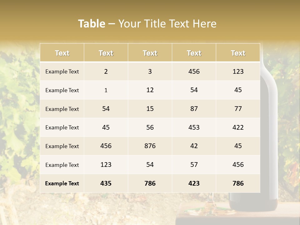 Glass Road Agriculture PowerPoint Template