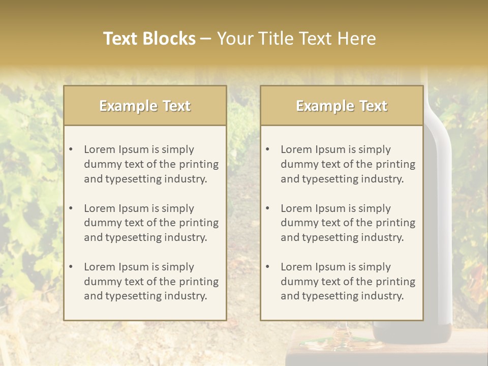 Glass Road Agriculture PowerPoint Template