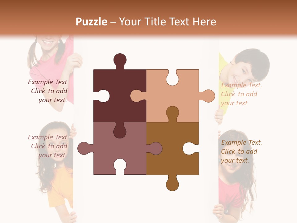 Advertising Message Childhood PowerPoint Template