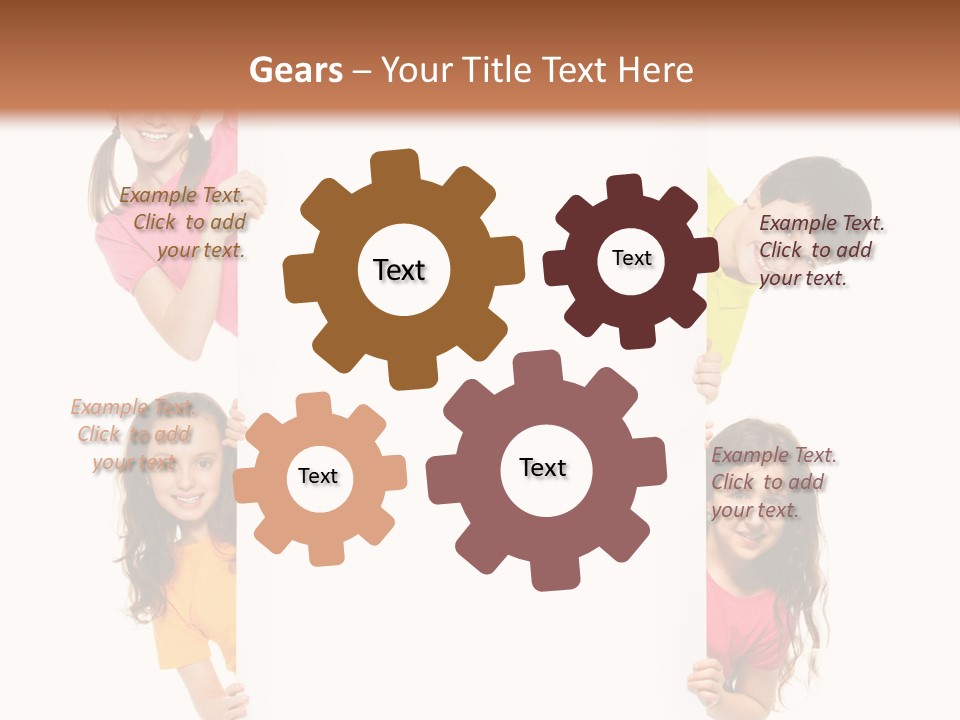 Advertising Message Childhood PowerPoint Template