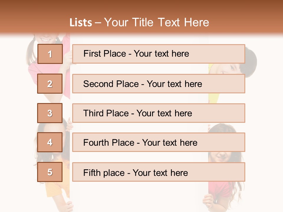 Advertising Message Childhood PowerPoint Template