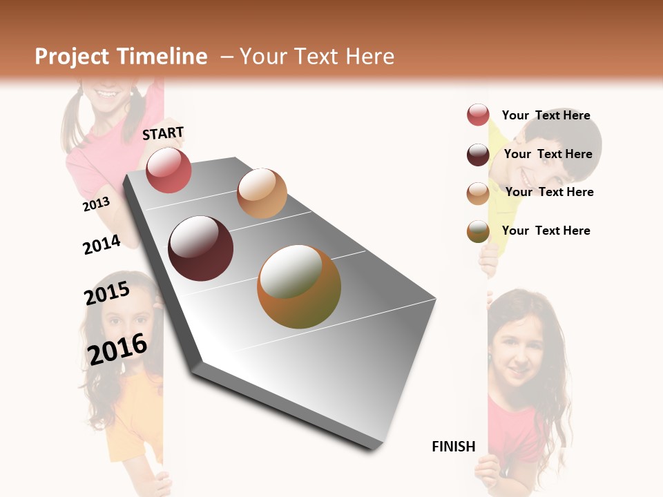 Advertising Message Childhood PowerPoint Template