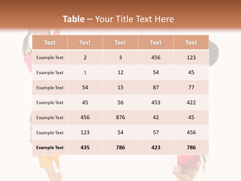 Advertising Message Childhood PowerPoint Template