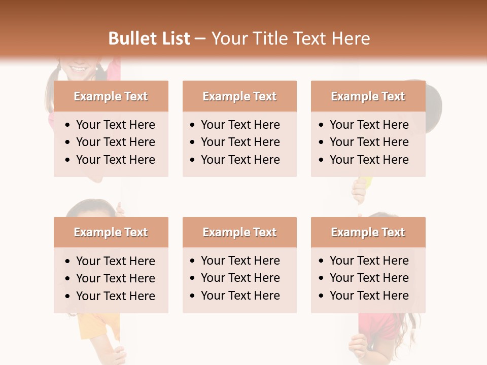 Advertising Message Childhood PowerPoint Template